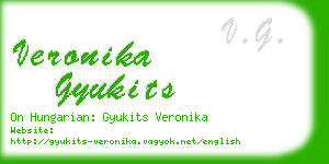veronika gyukits business card